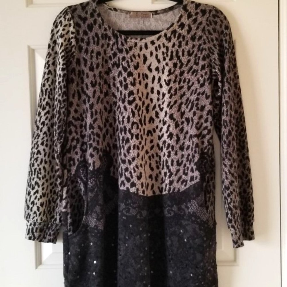 Puppen Black & Grey Tunic